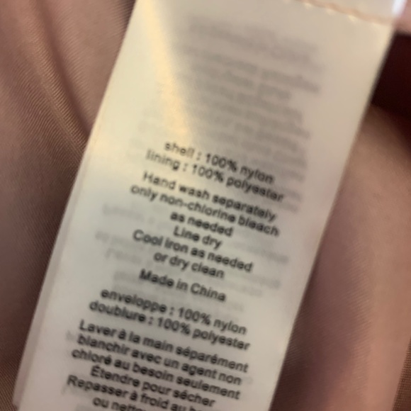 NWOT David's Bridal rose gold lace strapless dress ruched wedding prom mini 0 - Picture 4 of 13